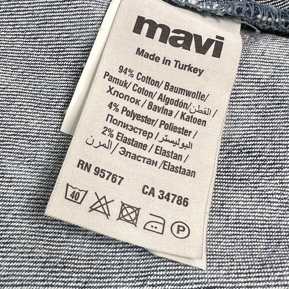NWT Women's Mavi Samantha Denim Designer Jean Jacket Bleach Vintage - Medium - Picture 13 of 14